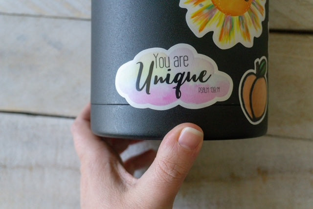 You Are Unique vinyl sticker