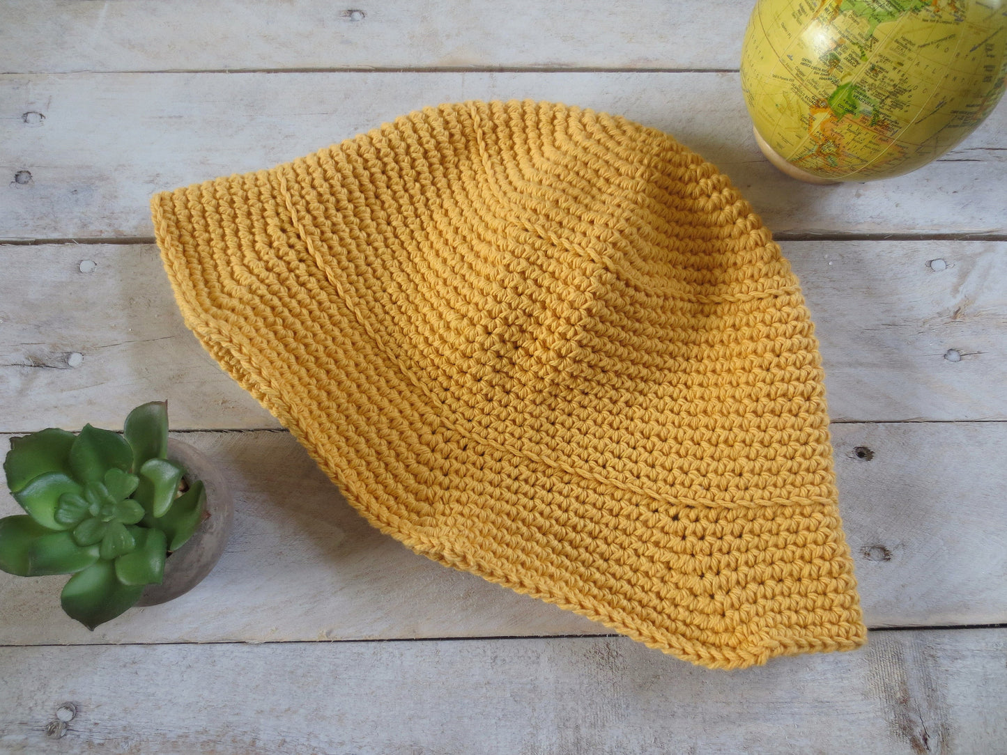 Women's Crochet Sun Hat, Fedora, with flower attachment, Ready to Ship