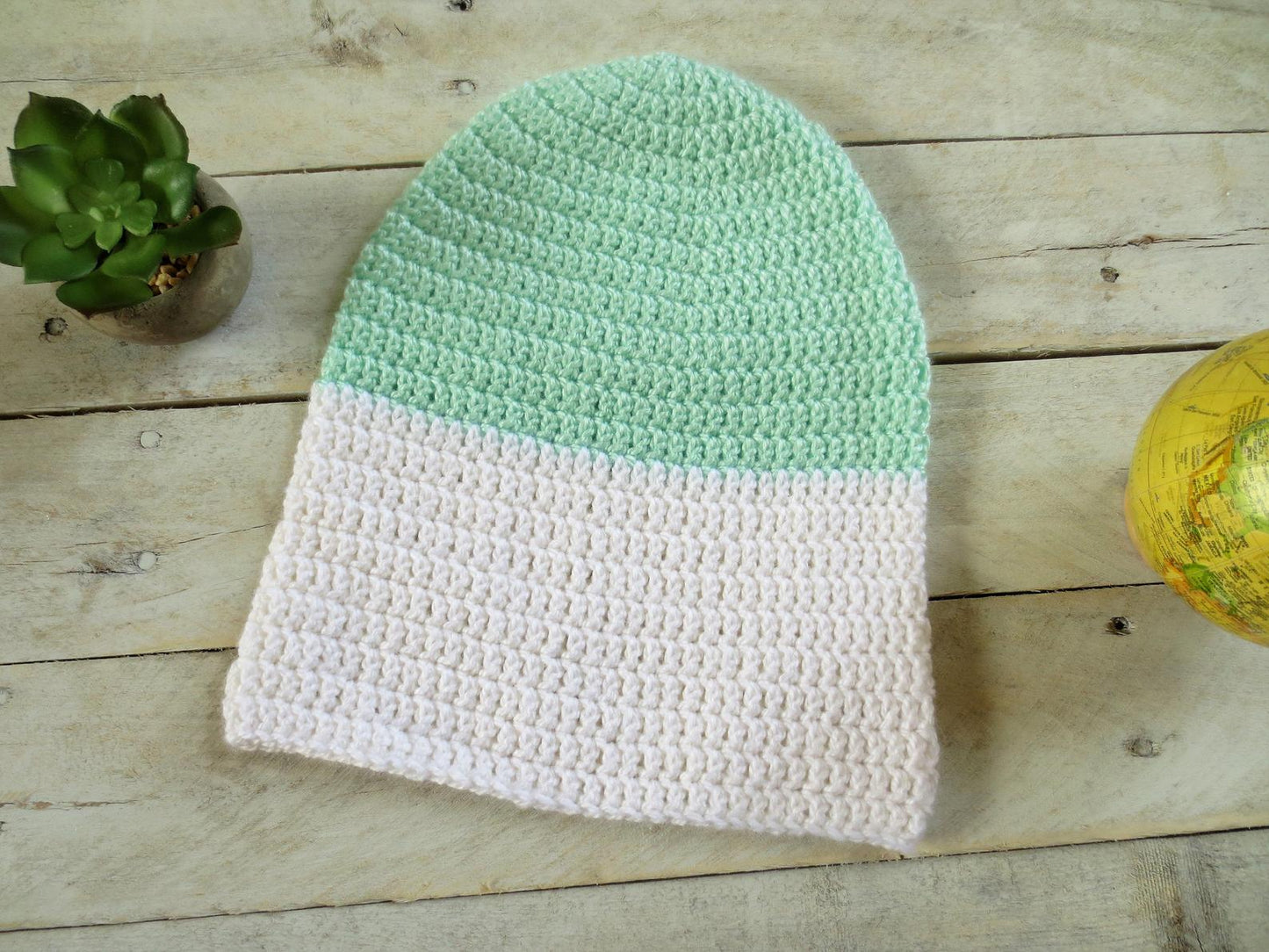 Women's/Men's Crochet Slouchy Hat, Beanie Ready to Ship