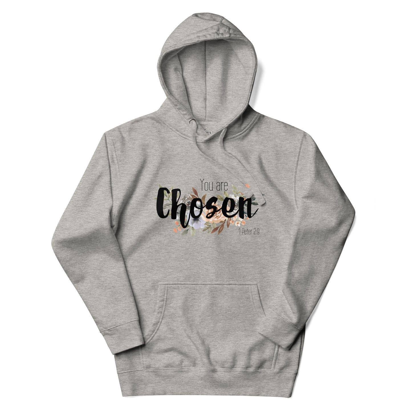 Unisex You Are Chosen Hoodie - Black font