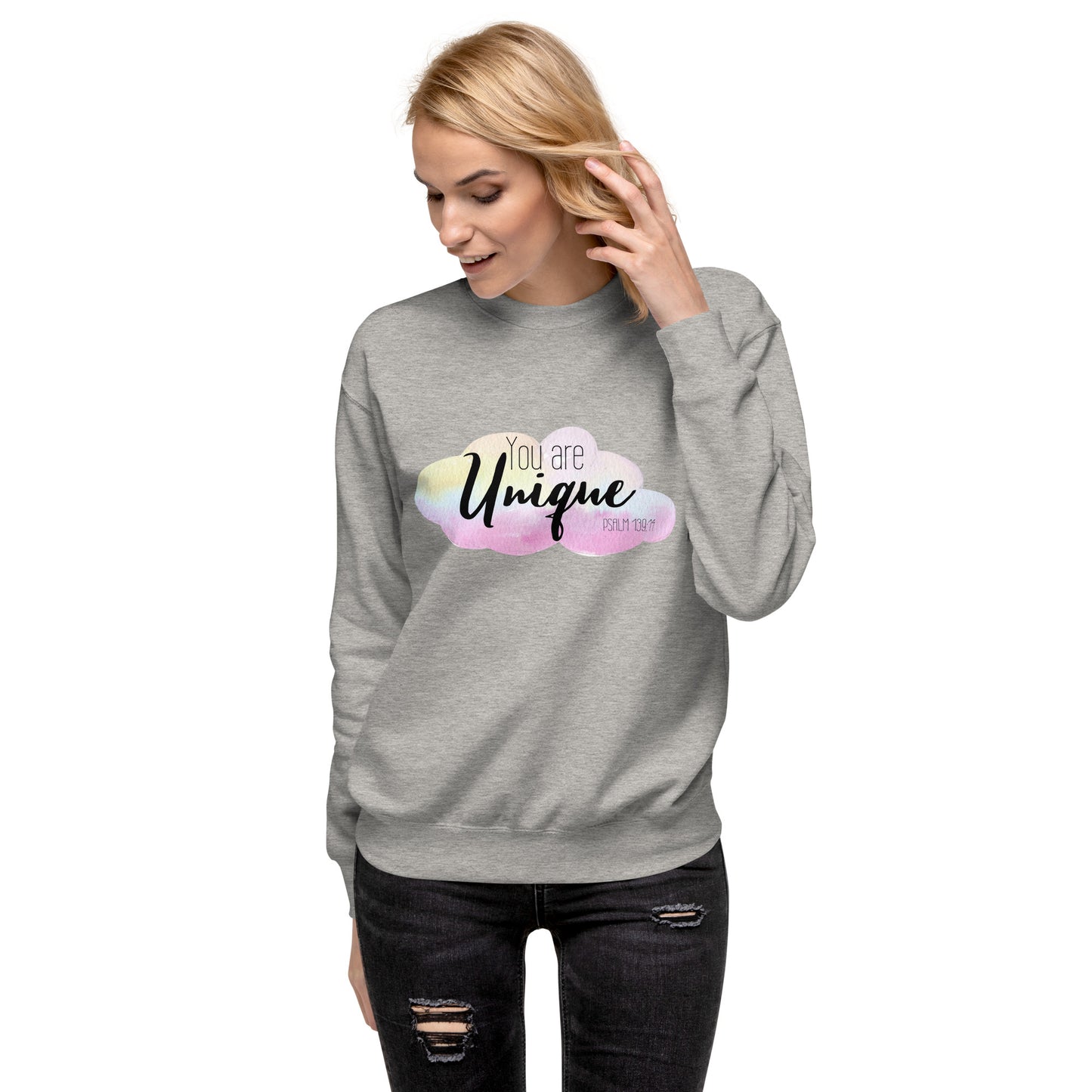 Unisex You Are Unique Crewneck Sweatshirt