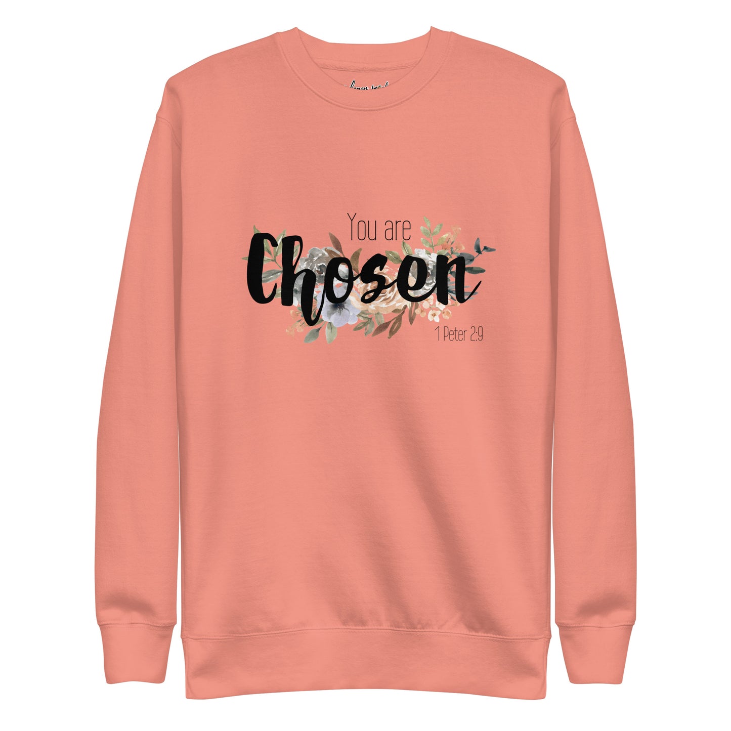 Unisex You Are Chosen Crewneck Sweatshirt - Black Font