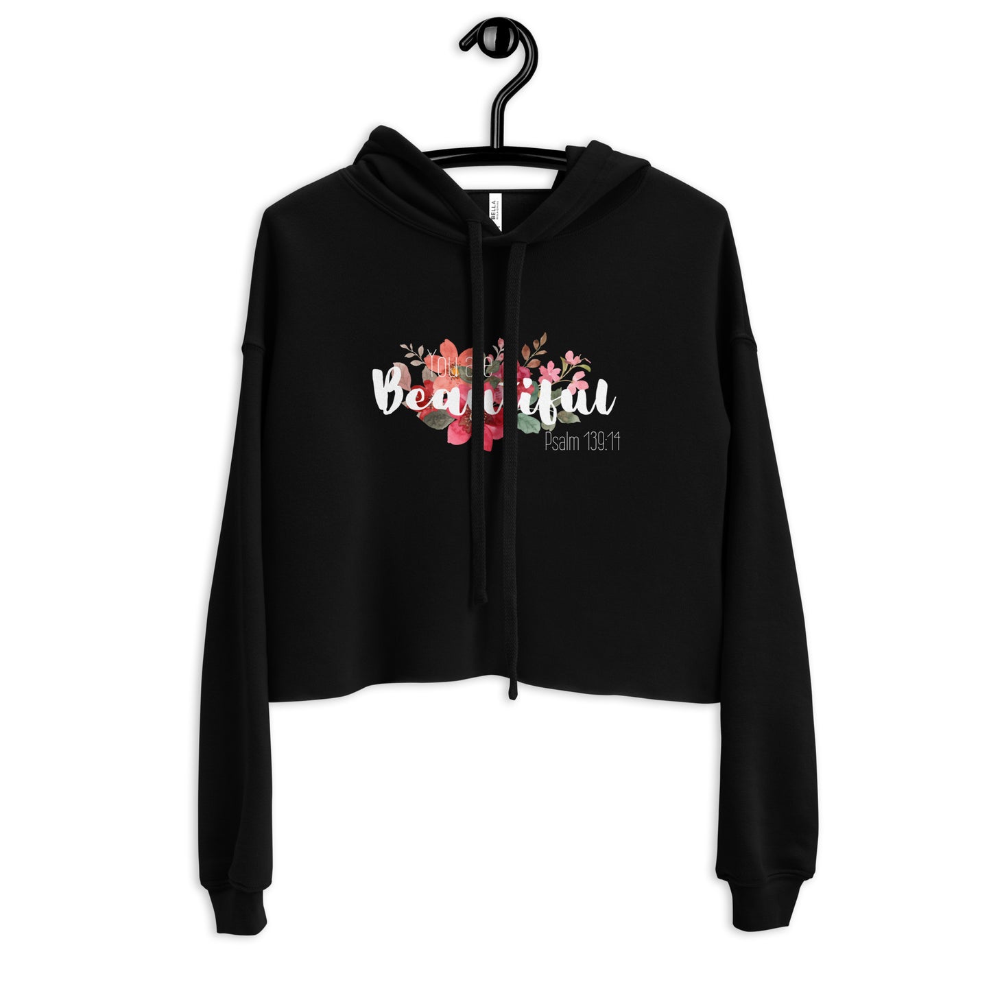 Crop You Are Beautiful Hoodie