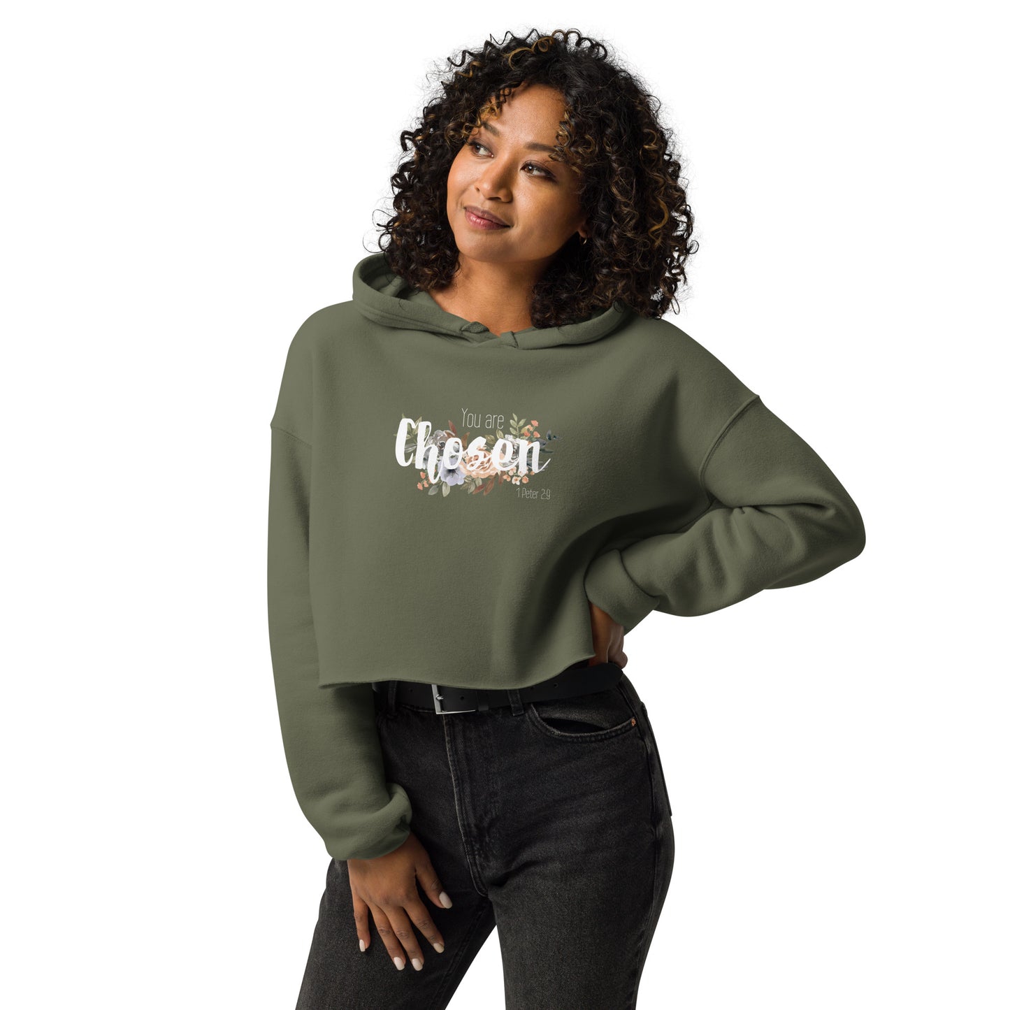 Crop You Are Chosen Hoodie