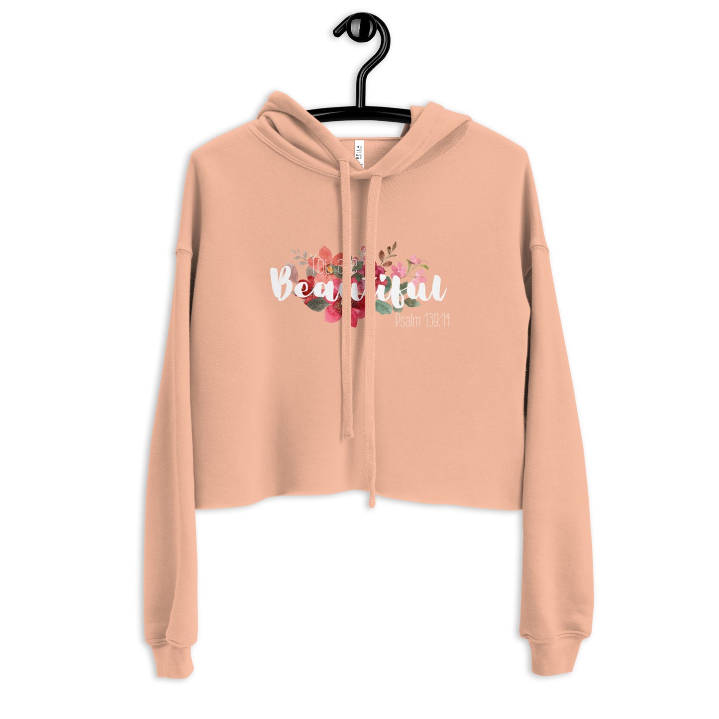 Crop You Are Beautiful Hoodie