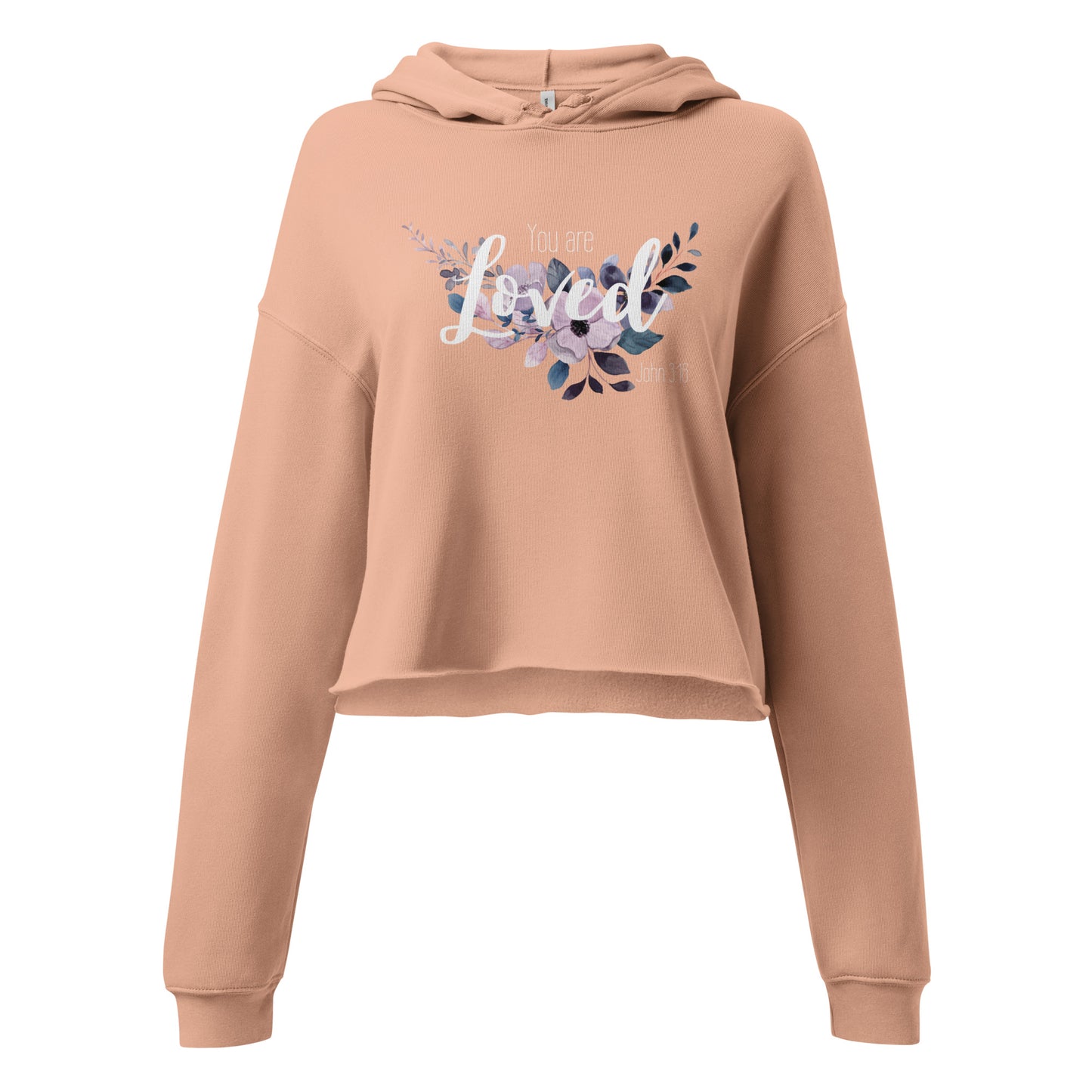 Crop You Are Loved Hoodie