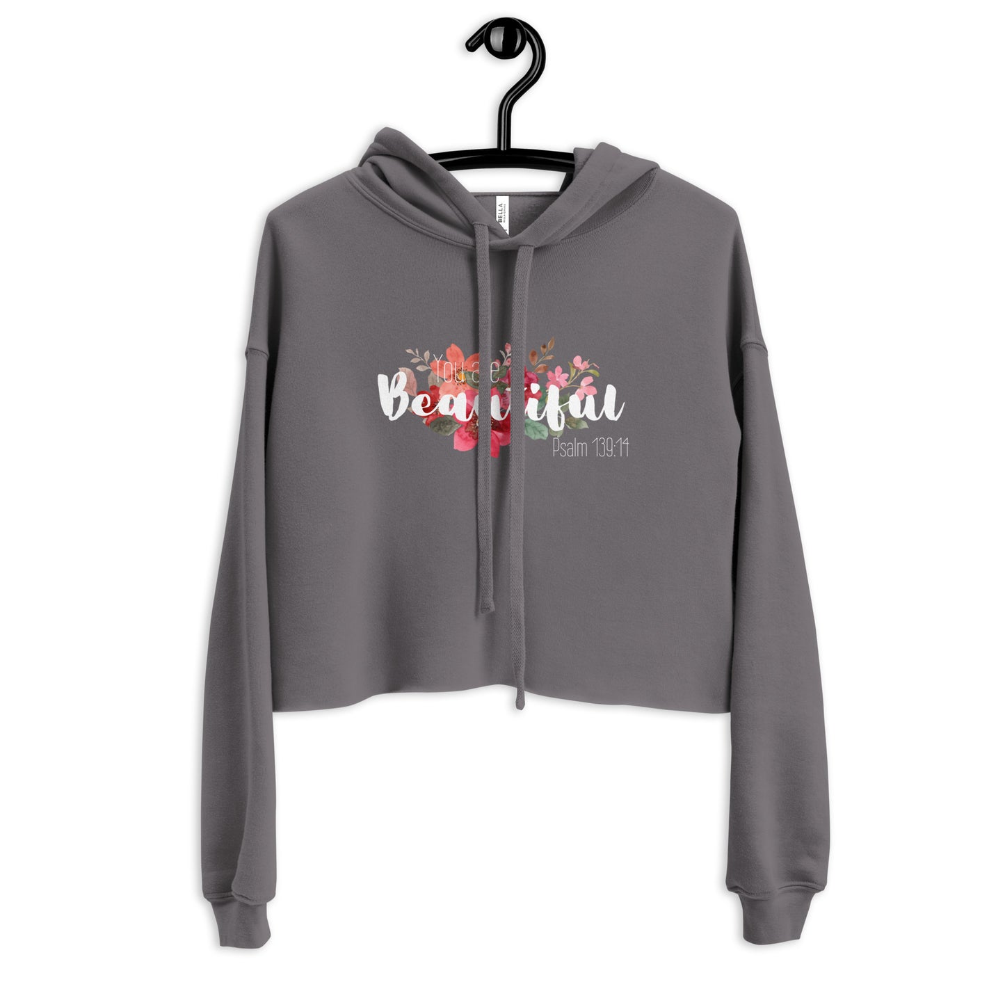 Crop You Are Beautiful Hoodie