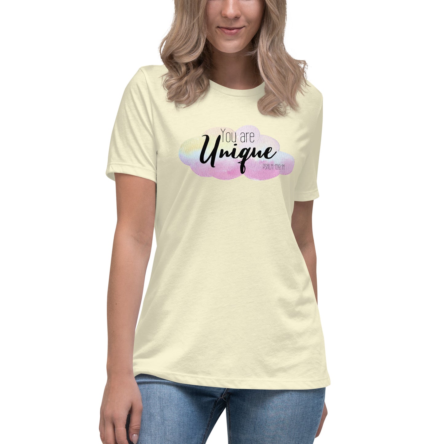 Women's Relaxed You Are Unique T-Shirt - light colors