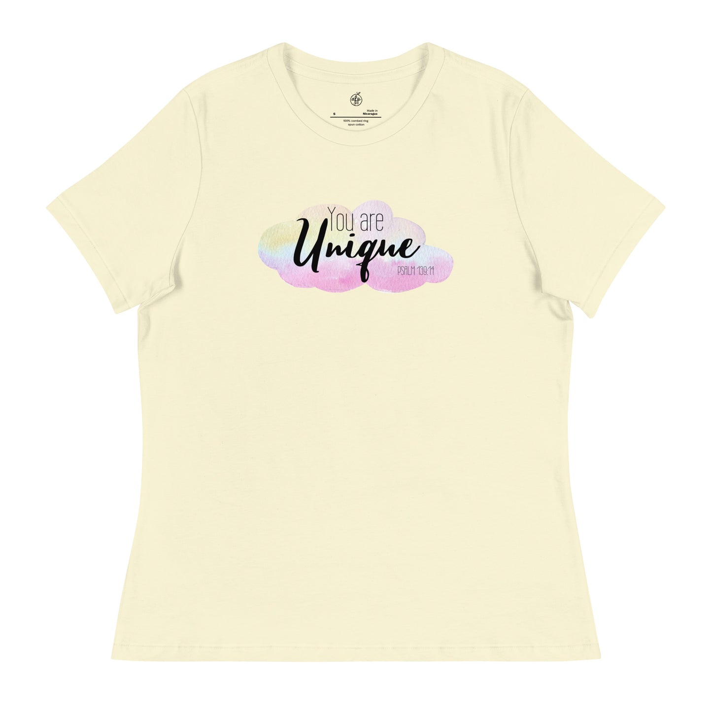 Women's Relaxed You Are Unique T-Shirt - light colors