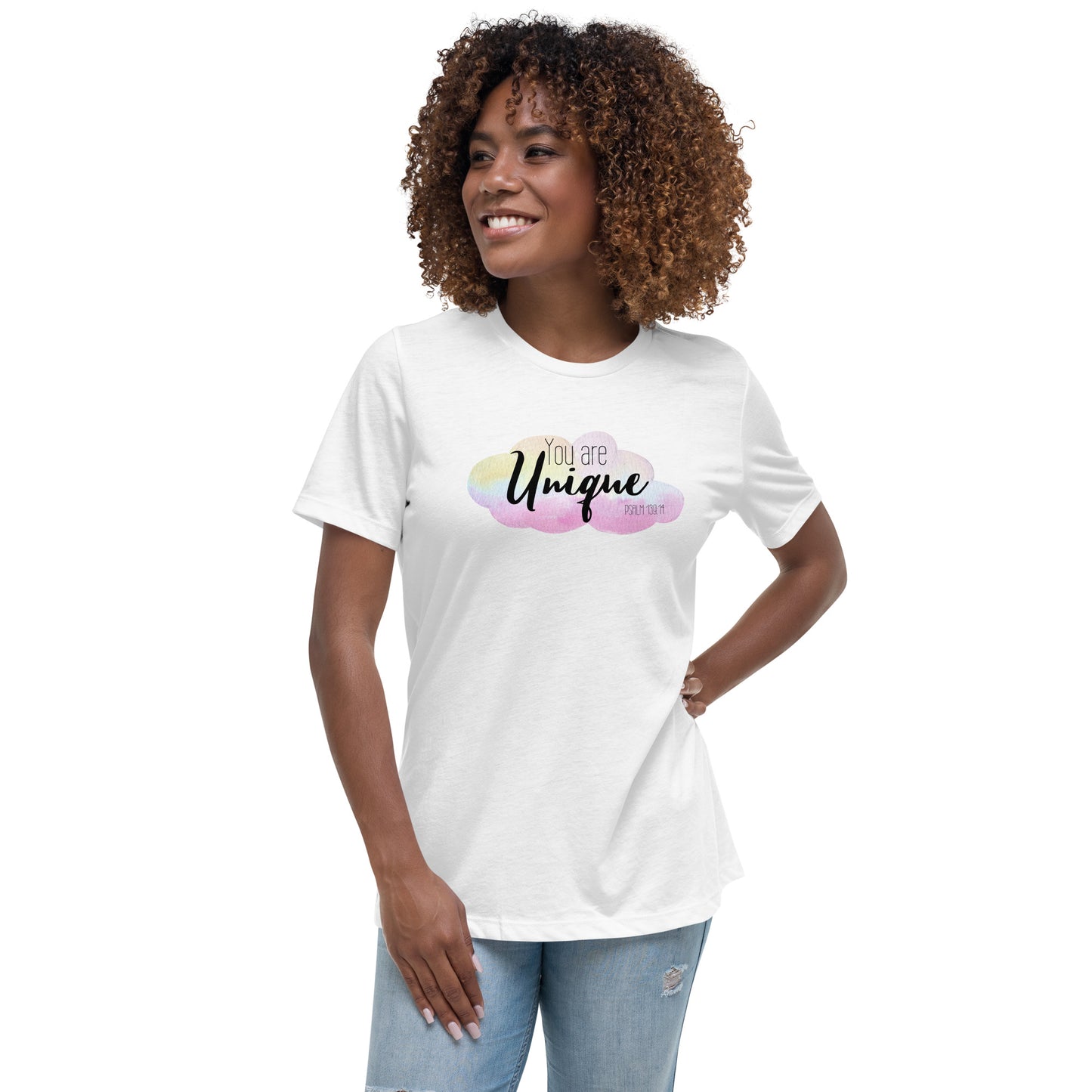 Women's Relaxed You Are Unique T-Shirt - light colors